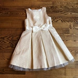 Gymboree gold and cream holiday dress!